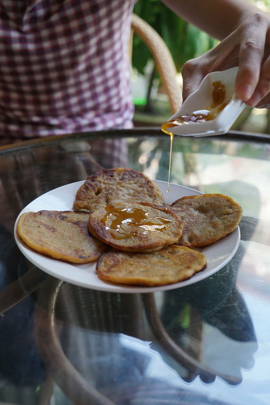 pancake, ginger, sugar, brown sugar, eierlos, vegan, vegetarian HD wallpaper