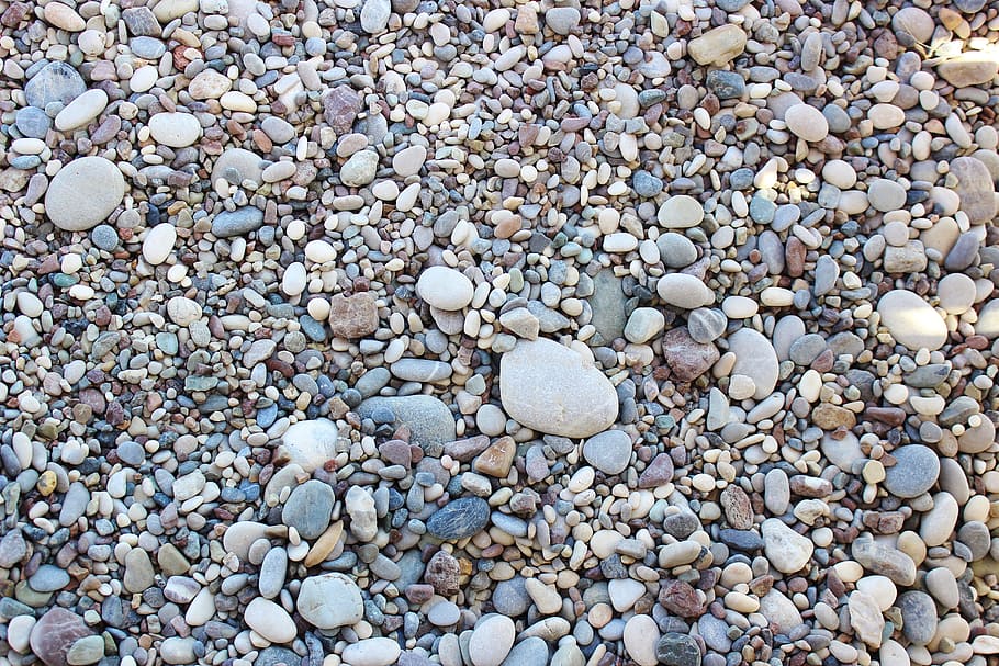 texture, pierre, sea, grey, picture, stone - object, pebble HD wallpaper