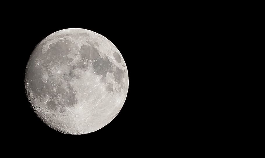 full moon during nighttime, sky, peace, astronomy, night sky, HD wallpaper