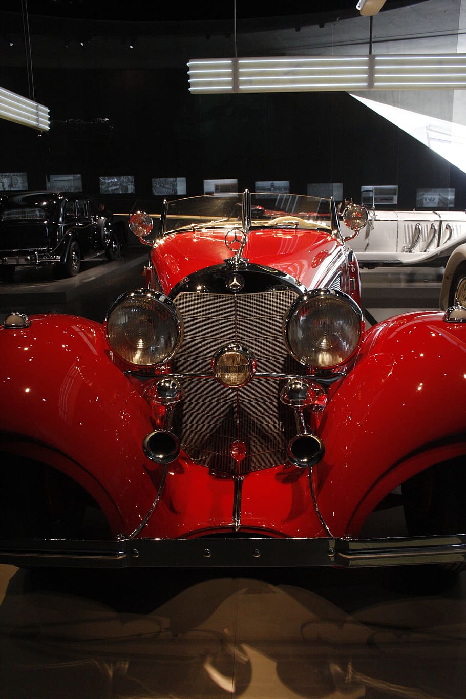 Oldtimer, Art, Design, car art, red, no people, indoors, auto repair shop HD wallpaper