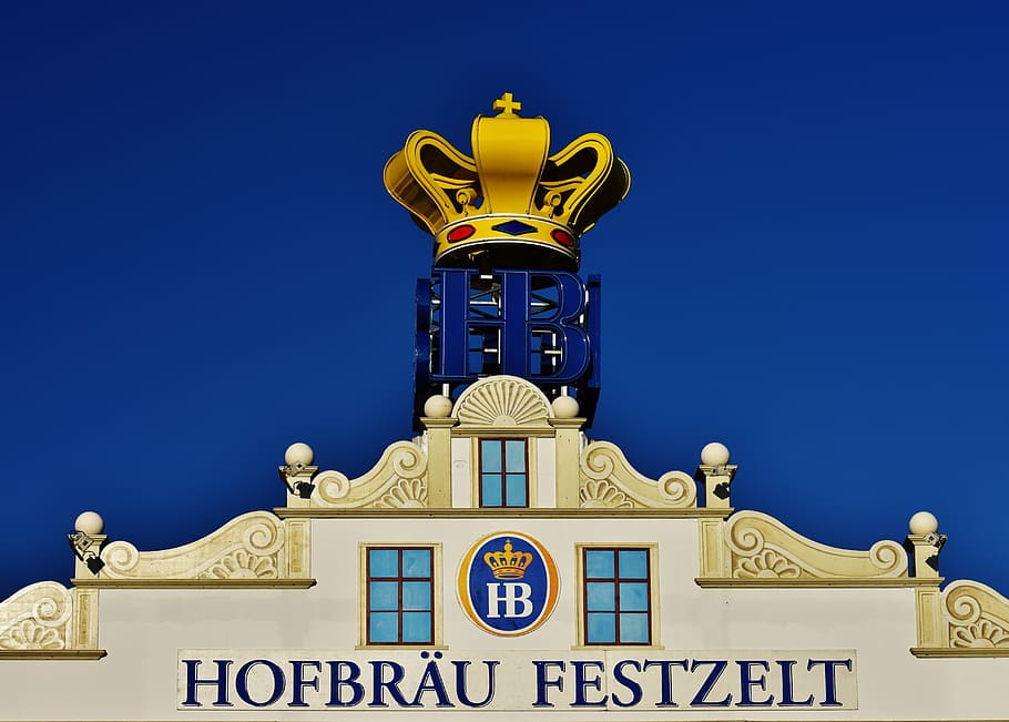 Hofbrau Festzelt photo, hofbräuhaus, marquee, folk festival, HD wallpaper