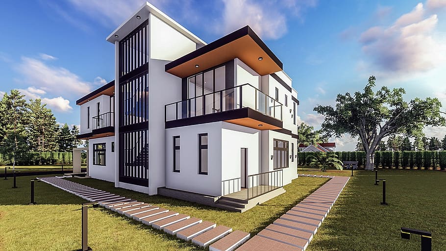architecture, architecture visualization, paemark, paemark designers HD wallpaper