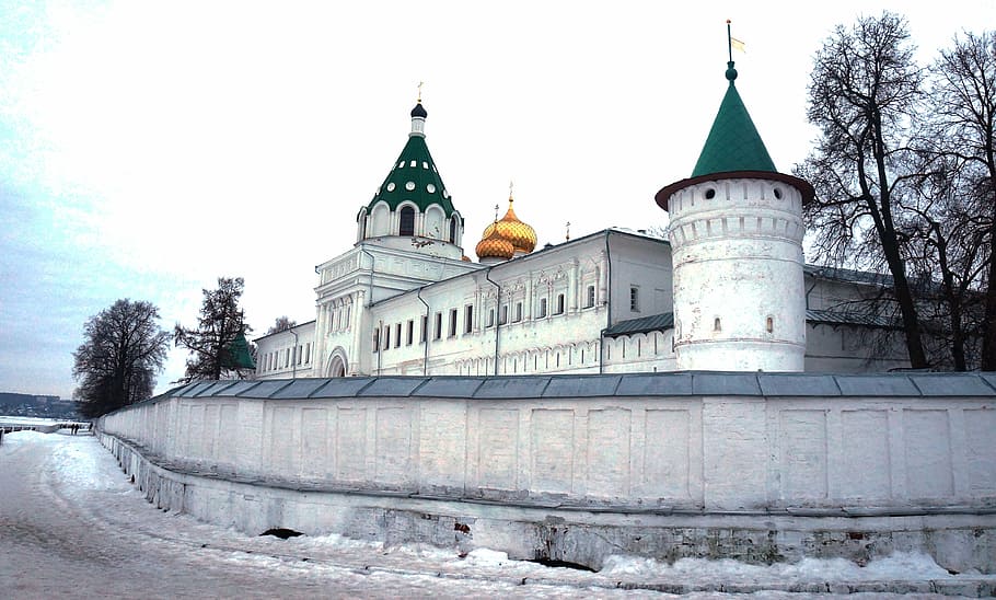 kostroma, church, monastery, building exterior, architecture HD wallpaper
