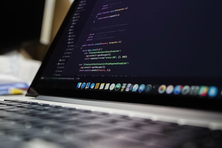 codes, computer, electronics, laptop, macbook, screen, technology HD wallpaper