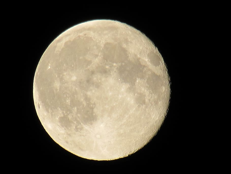 Full Moon, Night, Midnight, lunar, evening, moonlight, outside HD wallpaper