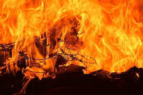 Fire, Background, Flame, Hot, black, blazing, inferno, burn HD wallpaper