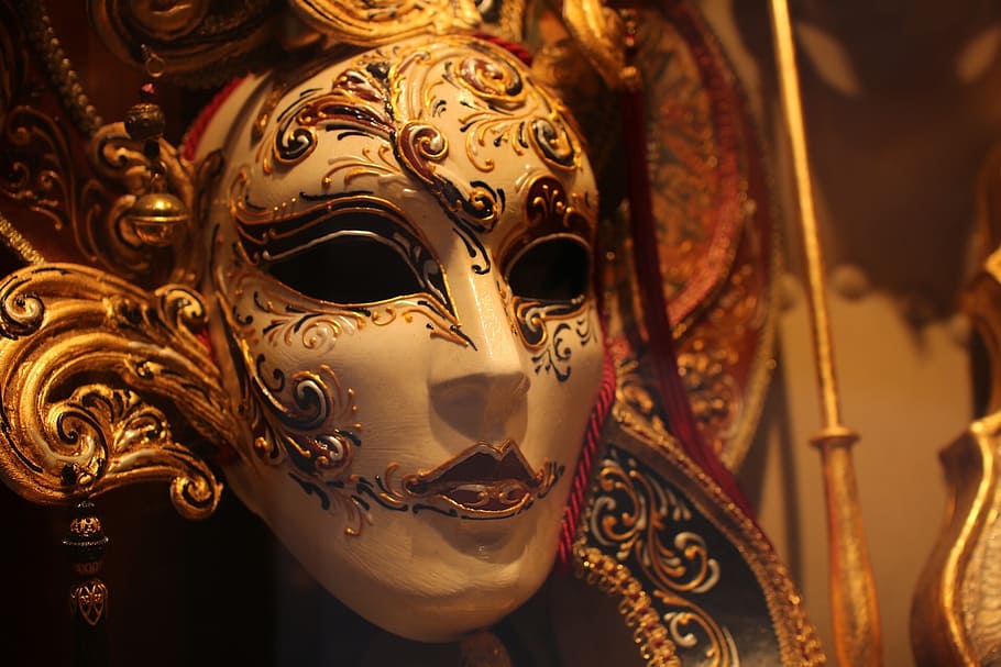 tags separated by a comma venice, carnival, costume, mask, italy, HD wallpaper