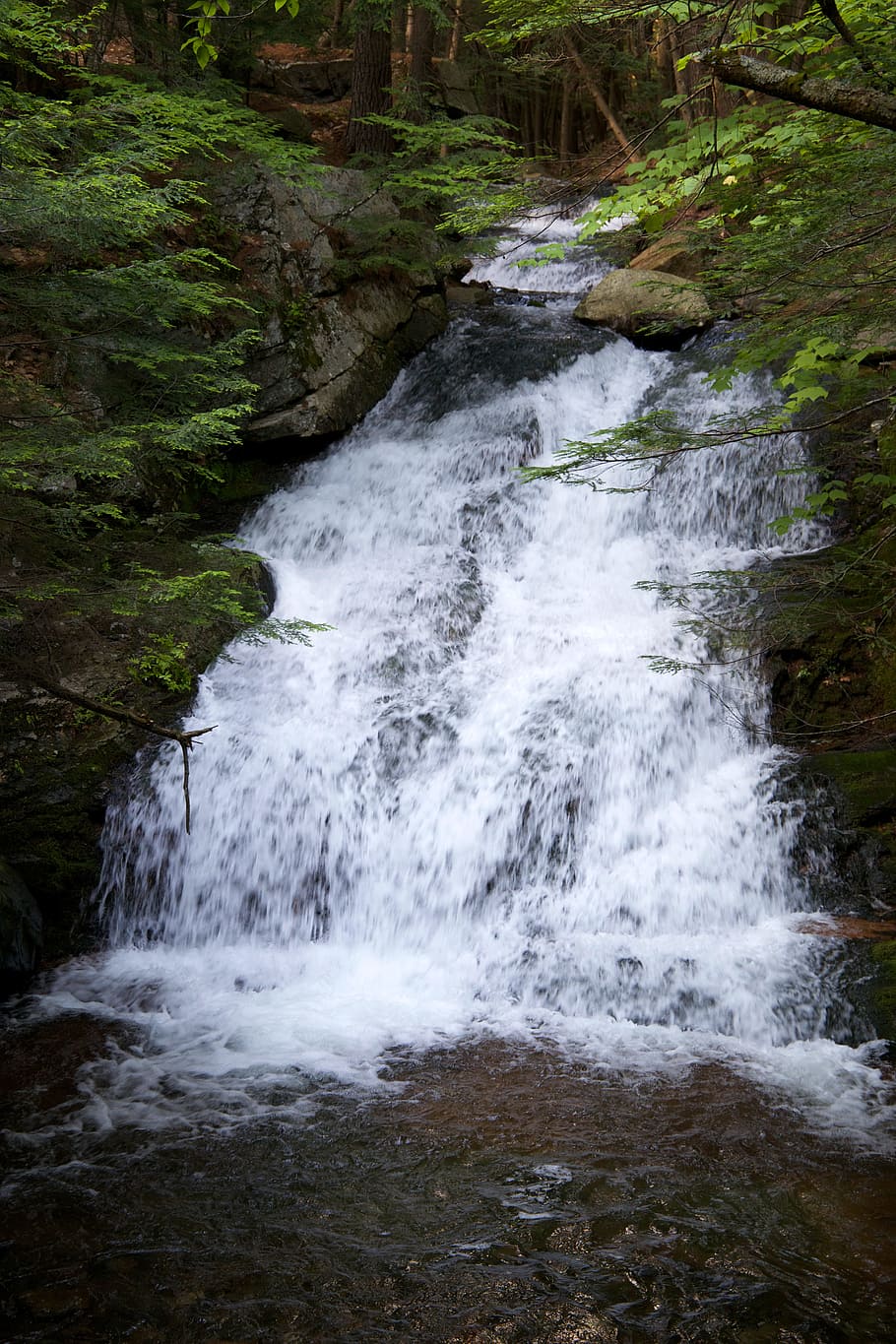 nature, brook, stream, waterfall, beauty in nature, motion, scenics - nature HD wallpaper