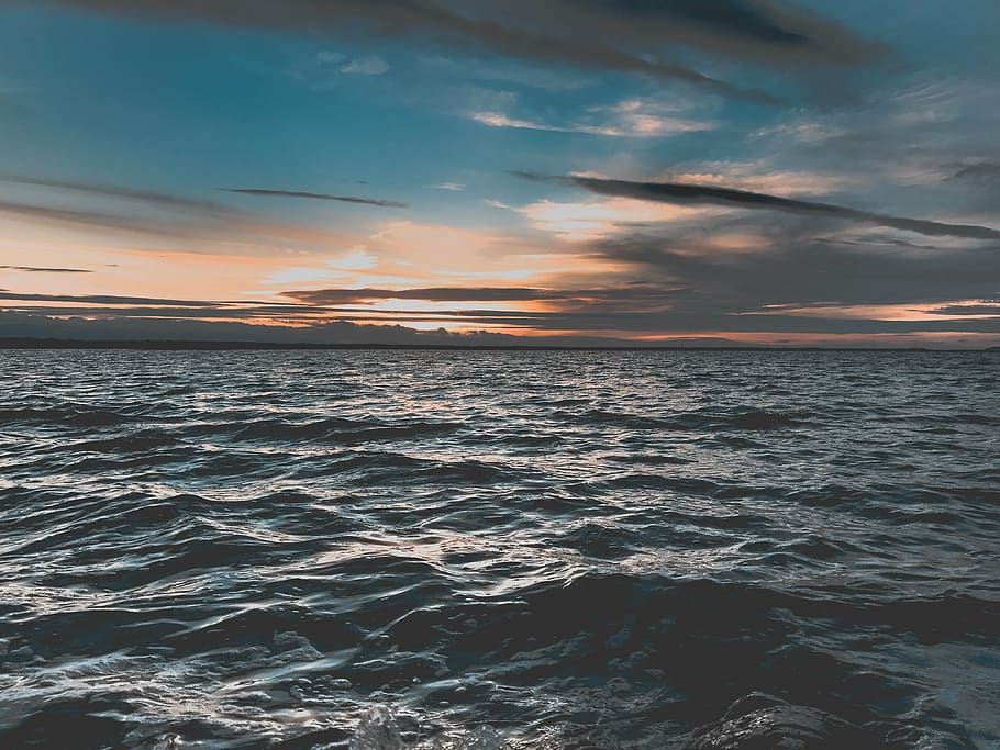 beach, dawn, light, nature, ocean, outdoors, sea, seascape HD wallpaper