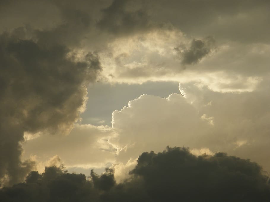 cloud, sky, pistol, nature, weather, cloud - Sky, outdoors HD wallpaper