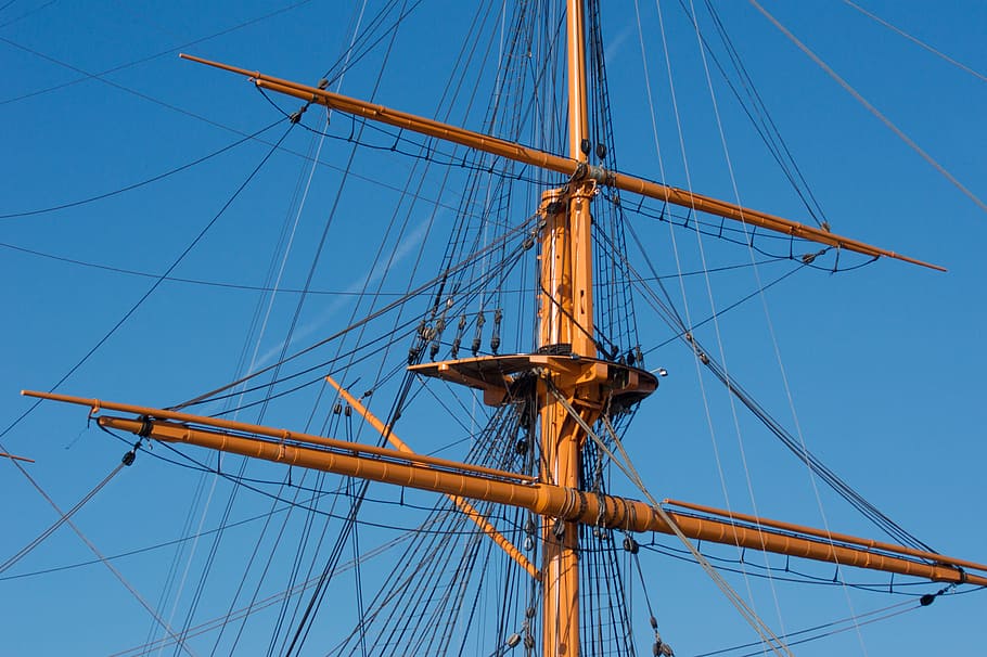 Rigging, Sailing, Ship, Vessel, Sailboat, maritime, marine HD wallpaper