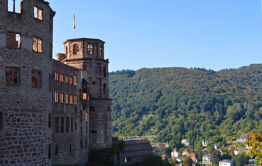 Heidelberg, Castle, Heidelberger, Schloss, heidelberger schloss, HD wallpaper