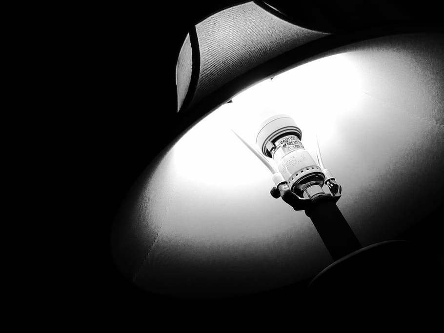 lamp, bulb, light, illuminate, lighting equipment, indoors HD wallpaper