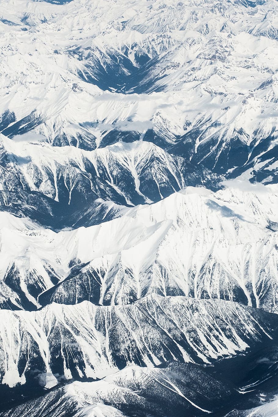 cold, landscape, mountain range, mountains, nature, snow, winter HD wallpaper
