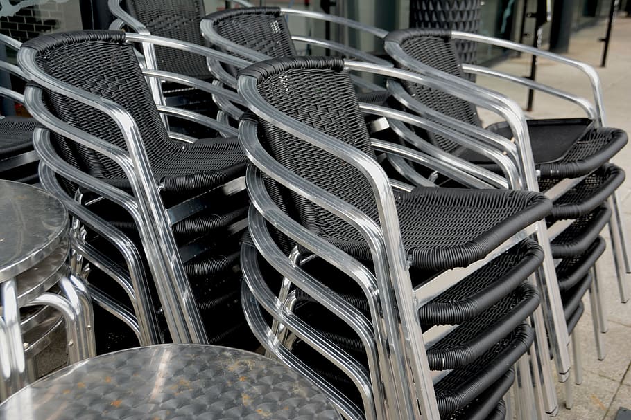 Hd Wallpaper Chairs Stacked Seating Furniture Pile