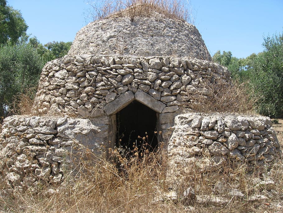 trulli, puglia, campaign, sun, summer, hot, architecture, built structure HD wallpaper