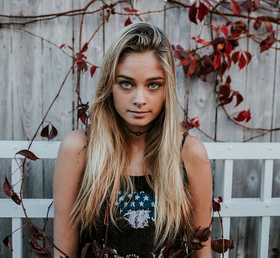 woman' posing for photo outside the house, women, one Person HD wallpaper