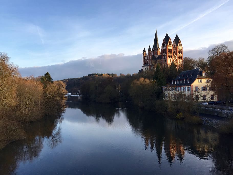 outlook, landscape, dom, wide, nature, germany, mood, water HD wallpaper