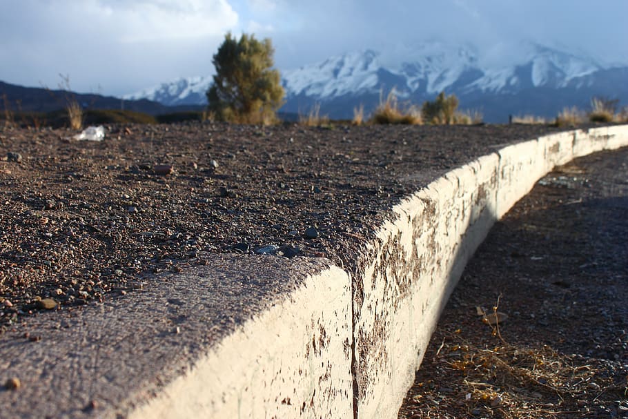 road, lace, mountain, path, curve, mountains, nature, outdoors HD wallpaper