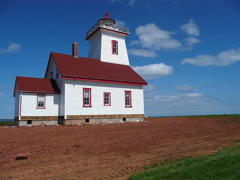 Lighthouse, Beacon, Light, Navigation, landmark, coastline, HD wallpaper