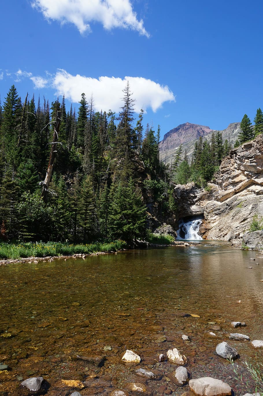 Wallpaper USA, scenery, Glacier, Montana, Canyon, nature. for mobile and  desktop, section пейзажи, resolution 3092x2050 - download