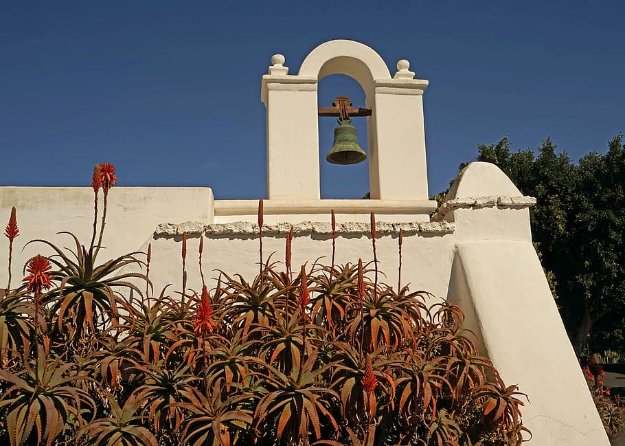 bell, tower, dome, bell tower, lanzarote, input, césar manrique HD wallpaper