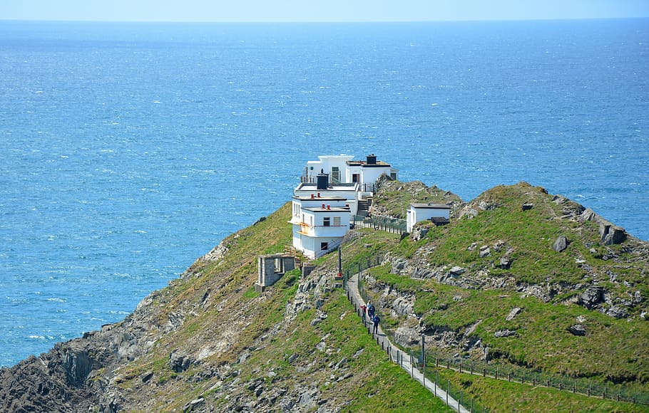 Mizen Head, Ireland, County Cork, landmark, lighthouse, europe's land west test, HD wallpaper
