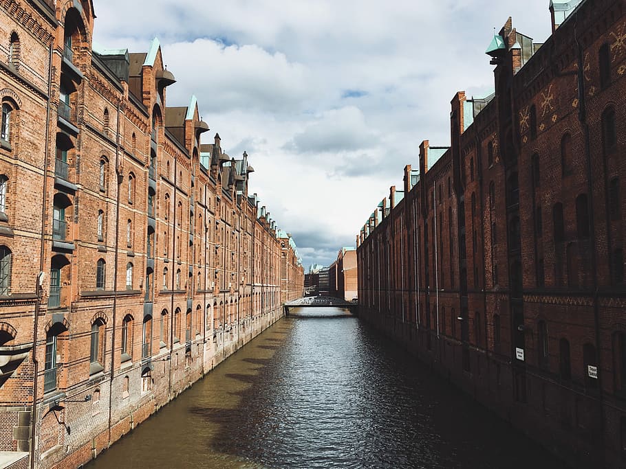 brown concrete buildings during daytime, architecture, canal HD wallpaper
