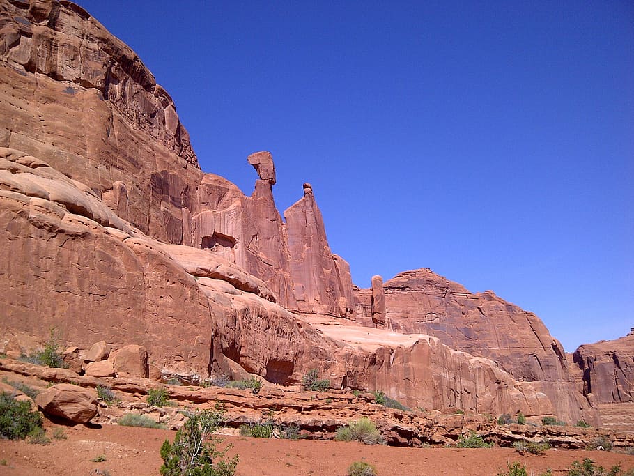 moab, utah, red, desert, sandstone, uSA, nature, landscape HD wallpaper