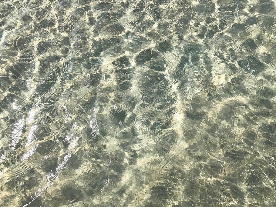 Ocean, Shallow, Reflect, backgrounds, full frame, rippled, no people HD wallpaper