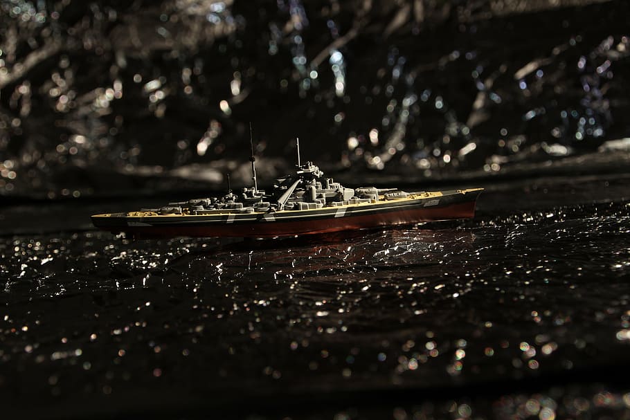 ship model, water, warship, nautical vessel, transportation HD wallpaper