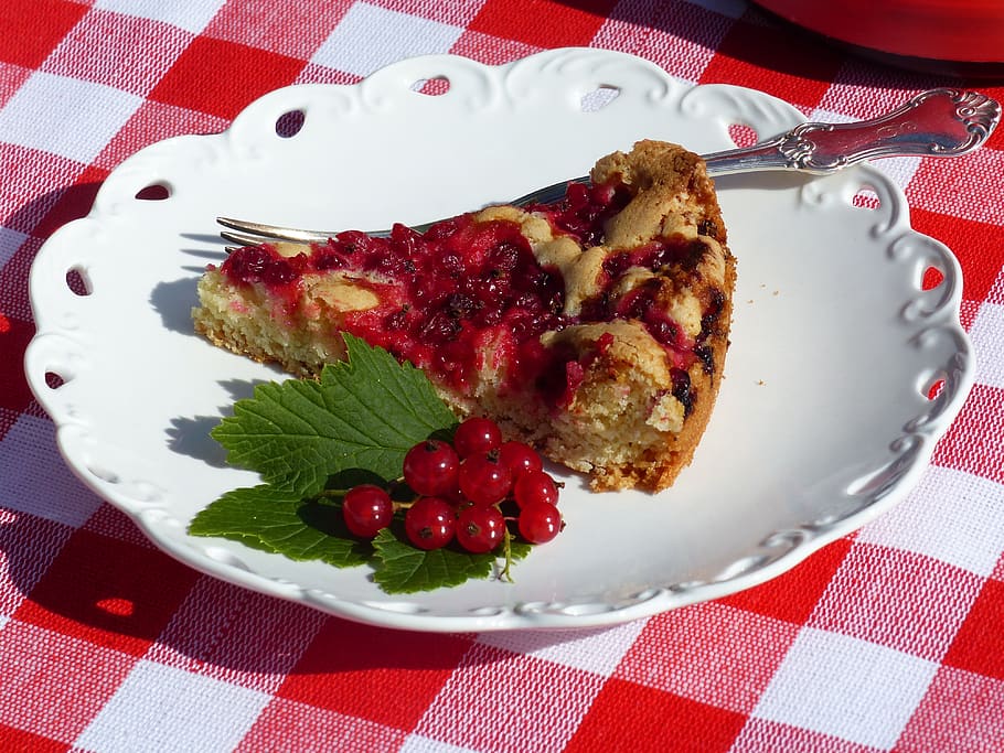 currant shake, table, canvas, colors, summer, side plate, fork HD wallpaper