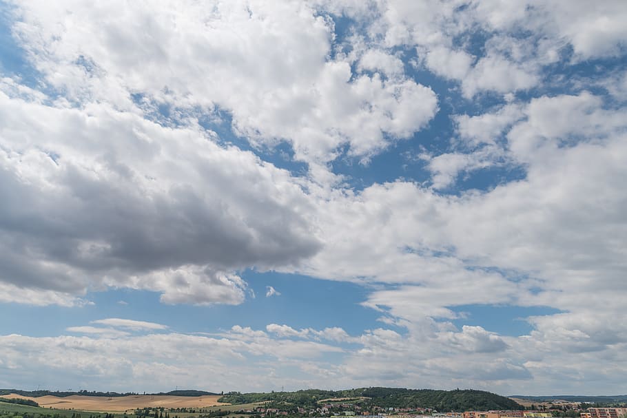 Clouds, Cloudy, Skies, Nature, sky, blue, sunlight, natural HD wallpaper