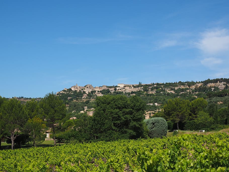 gordes, village, community, city, french community, provence, HD wallpaper