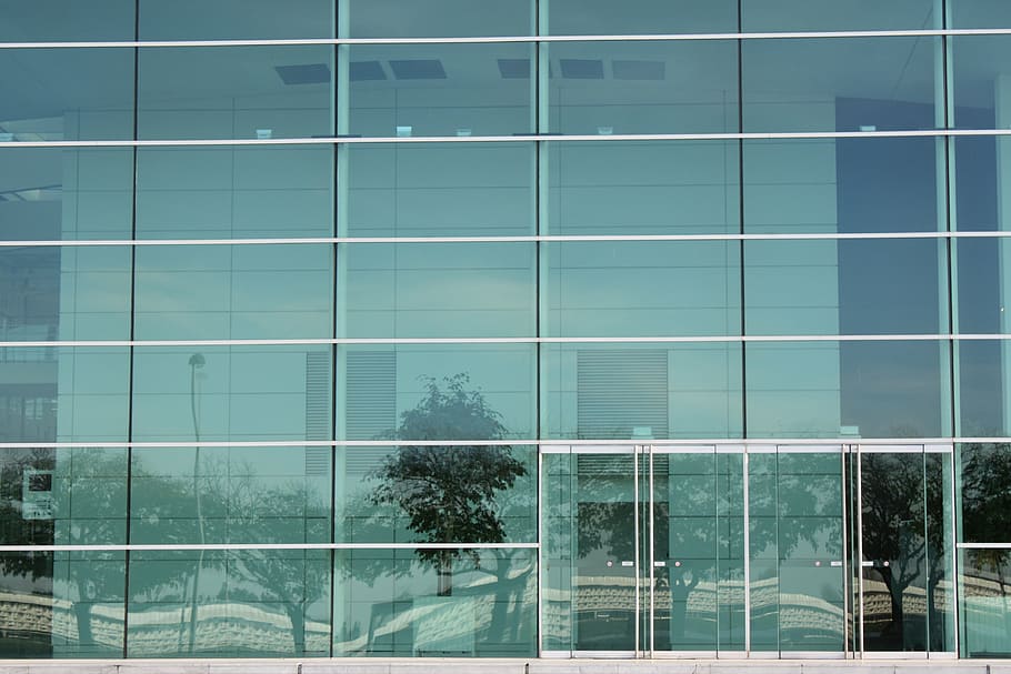 building, showcase, architecture, glass, glass - material, window HD wallpaper