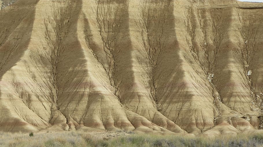 bardenas, navarre, desert, no people, plant, backgrounds, full frame HD wallpaper