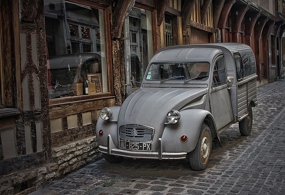 car, vans, automobile, vehicle, retro, mode of transportation HD wallpaper