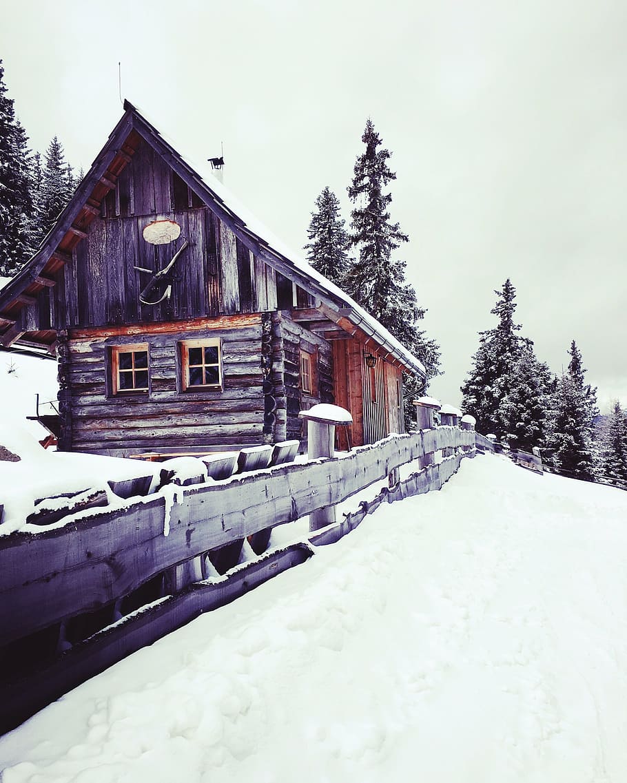 house, winter, snow, white, landscape, outdoor, january, austria HD wallpaper