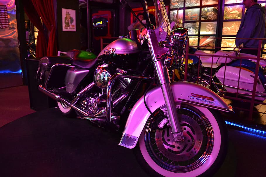 museum, vintage, motorcycle, transportation, indoors, mode of transportation HD wallpaper