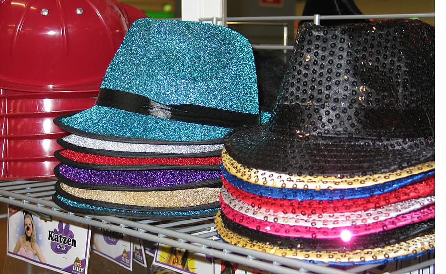 Carnival, Hat, Glitter, carnival hat, sparkle, costume, decoration HD wallpaper