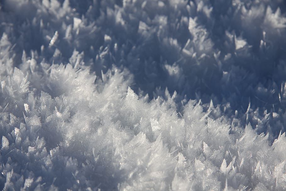 eiskristalle, snow, white, cold, backgrounds, no people, full frame HD wallpaper