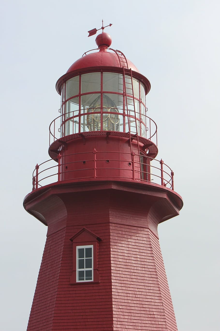 headlight, quebec, travelling, lighthouse, red, built structure HD wallpaper