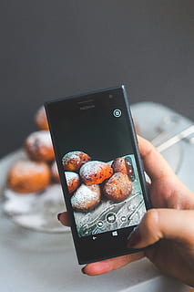 person taking photo of pastries, taking photos, pics, mobile HD wallpaper