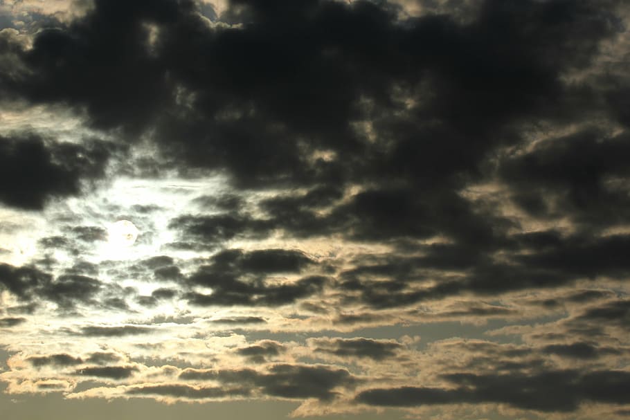 thunder, clouds, storm, sky, meteorology, dramatic, cloudscape HD wallpaper