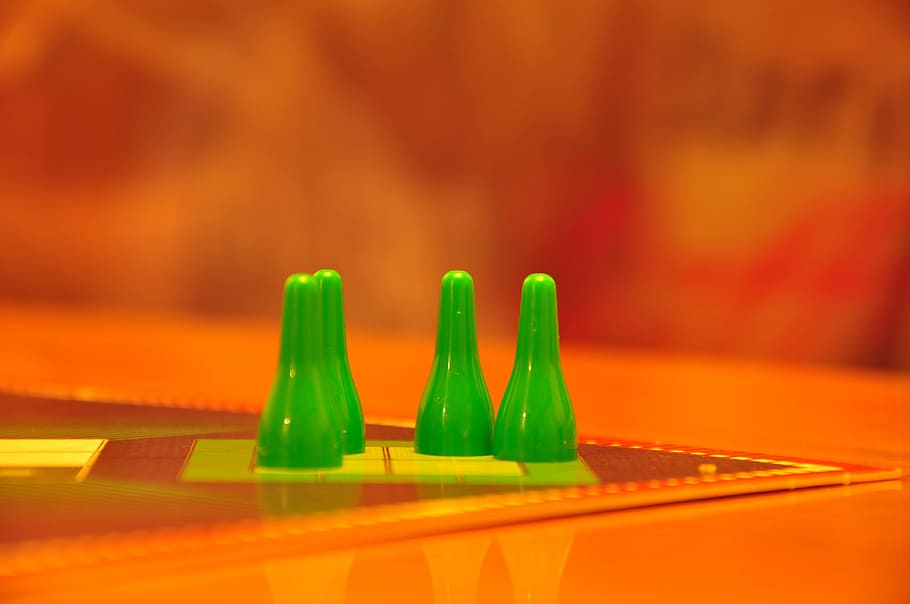 Game, Board, Board Game, Pawns, green color, indoors, multi colored HD wallpaper