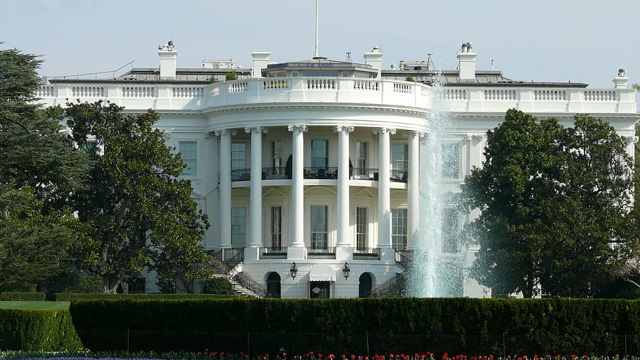 White House, washington dc, architecture, built structure, building exterior HD wallpaper