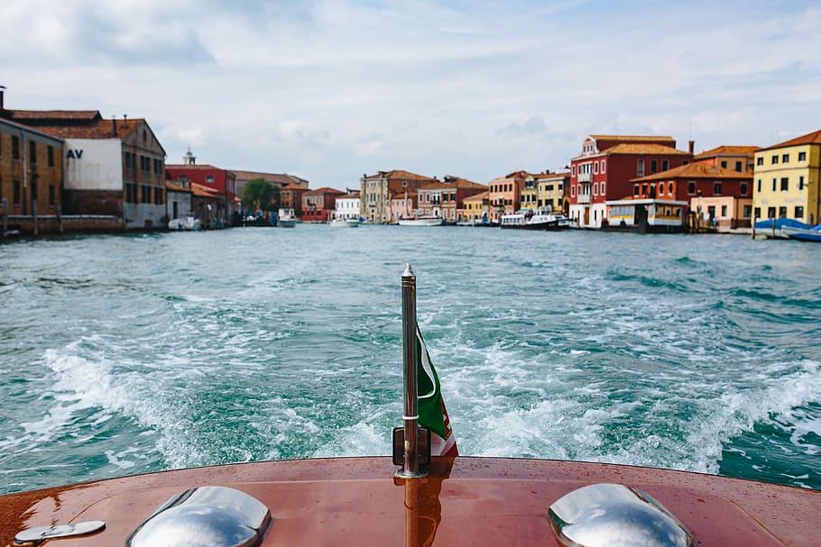 From the boat on my way to the Islands of Murano, water, travel