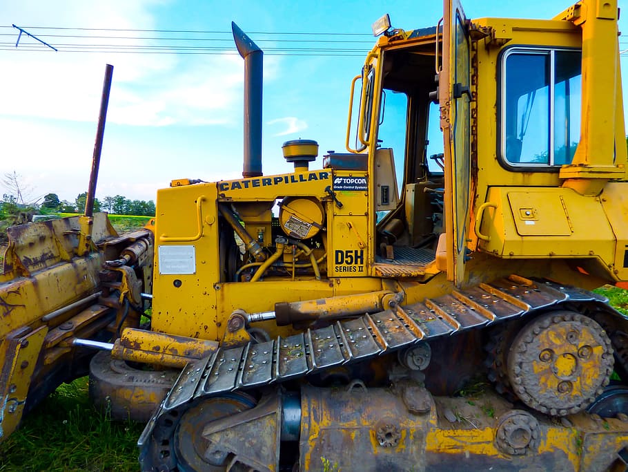 HD Wallpaper Caterpillar Bulldozer Otr Vehicle Lifting Machine Tracks Wallpaper Flare