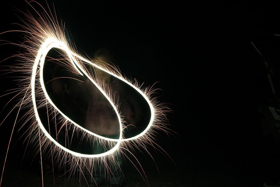 Fireworks, Bengali, Match, Night, bengali fire, light, fire circle HD wallpaper