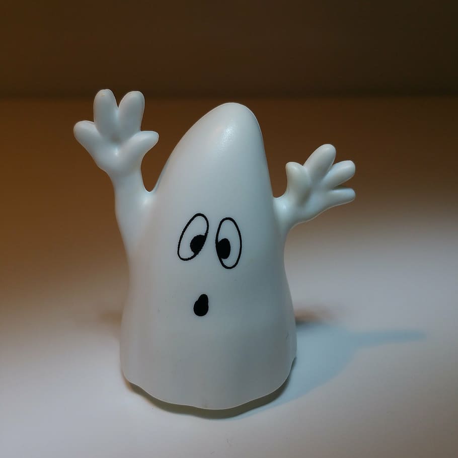 ghost, scare, spooky, indoors, representation, white color HD wallpaper
